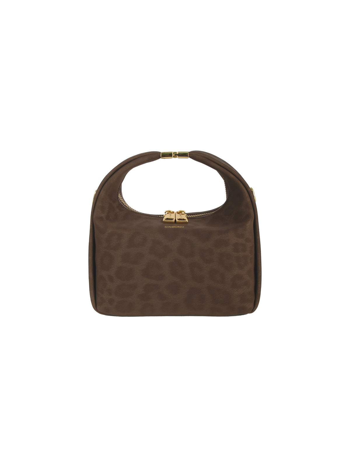 Beatrix  Top Handle Crossbody Bag（3.0） -Dark brown leopard print