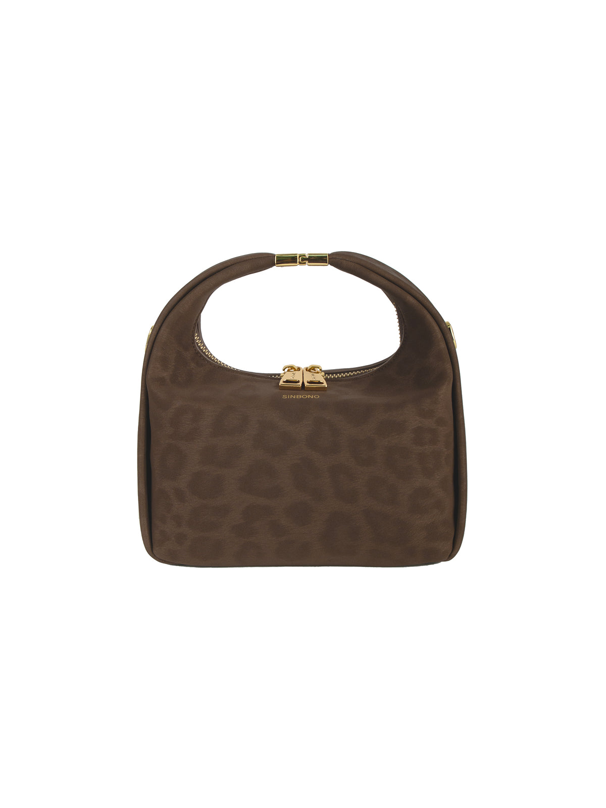 Beatrix  Top Handle Crossbody Bag（3.0） -Dark brown leopard print