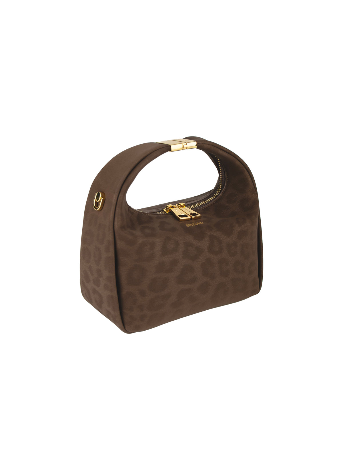 Beatrix  Top Handle Crossbody Bag（3.0） -Dark brown leopard print