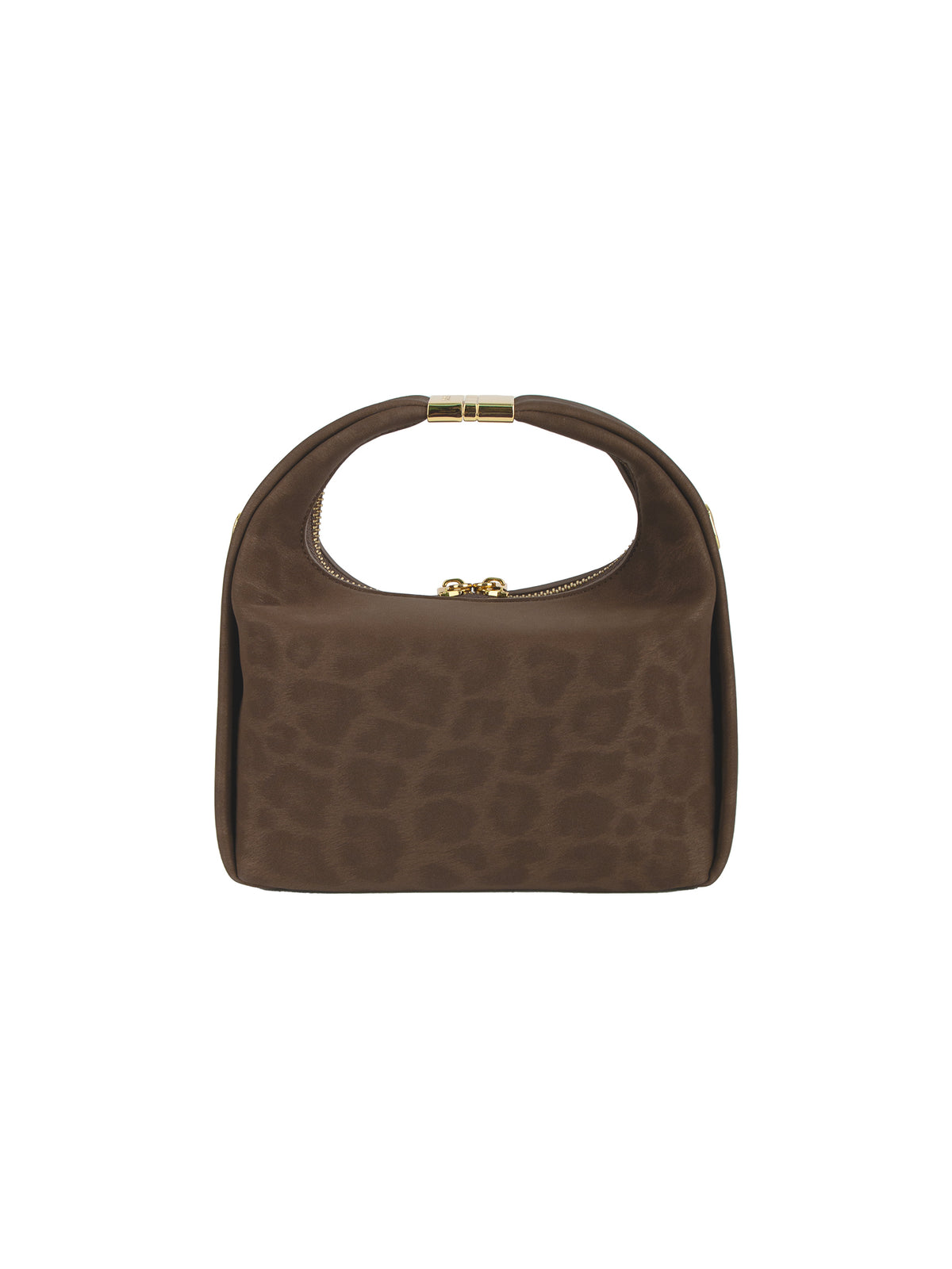 Beatrix  Top Handle Crossbody Bag（3.0） -Dark brown leopard print