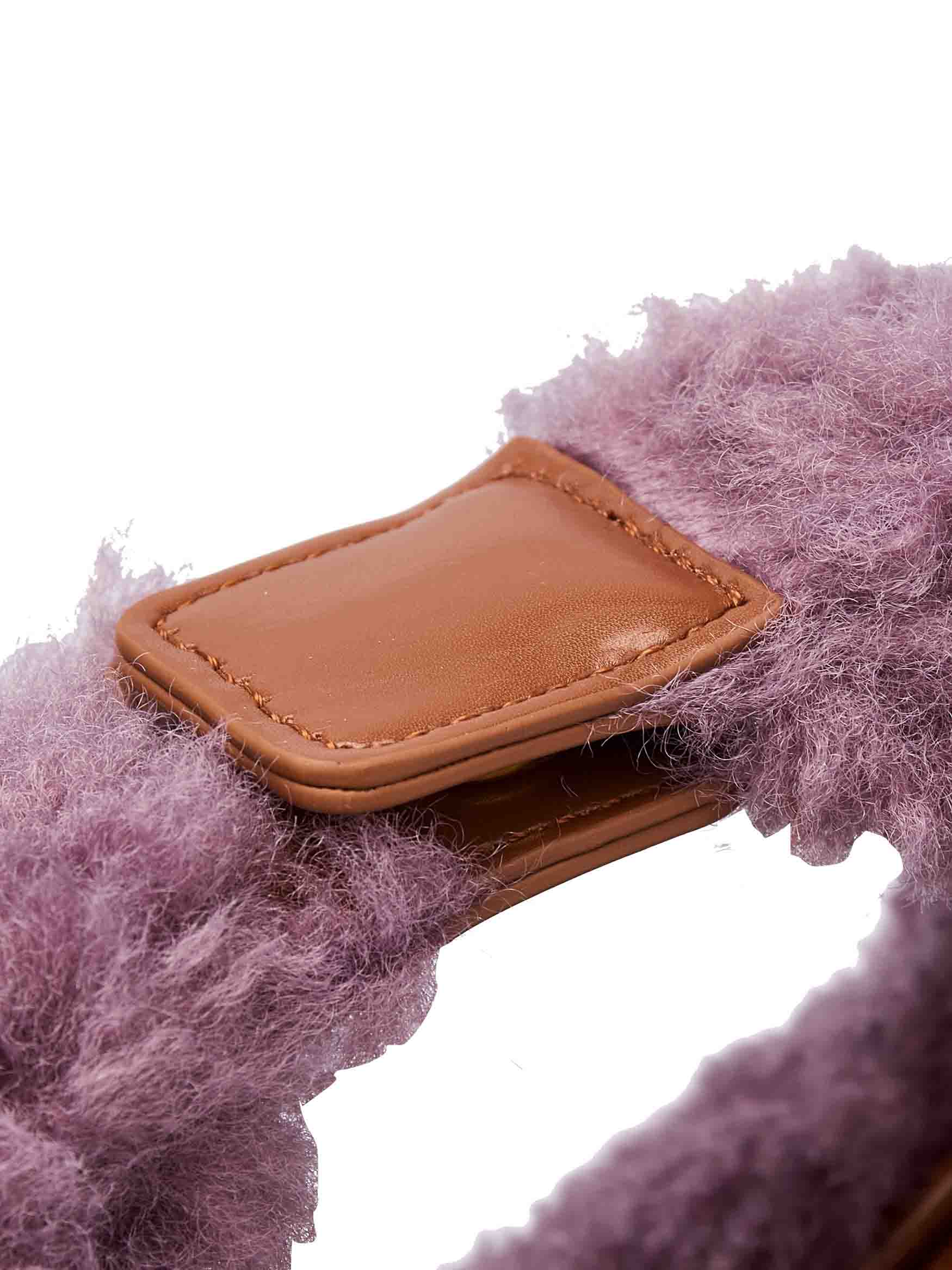 Medium Vienna Top Handle  Crossbody Bag  - Grape Purple