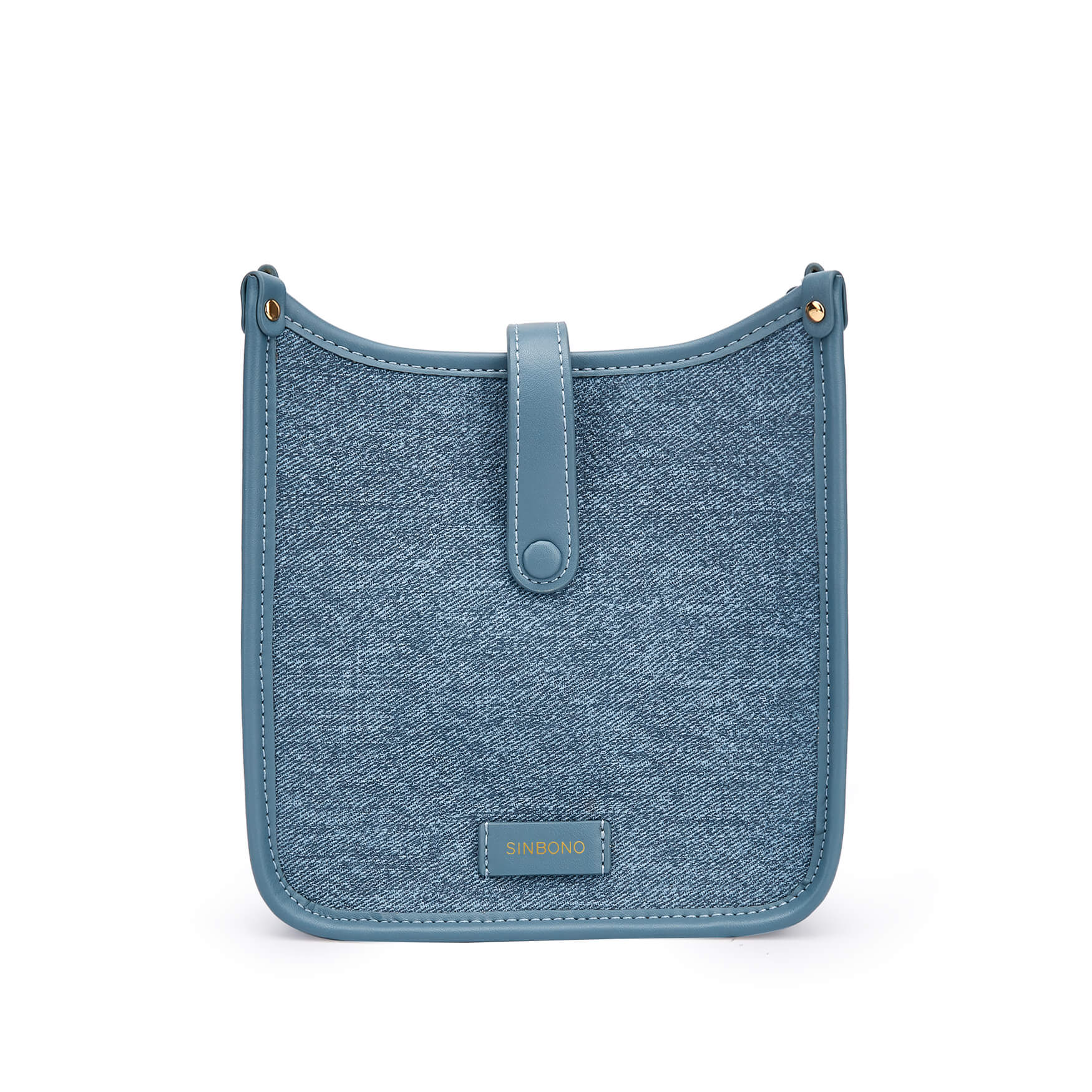 SINBONO Blue Crossbody Bag- High-quality Soft Vegan Leather Bag