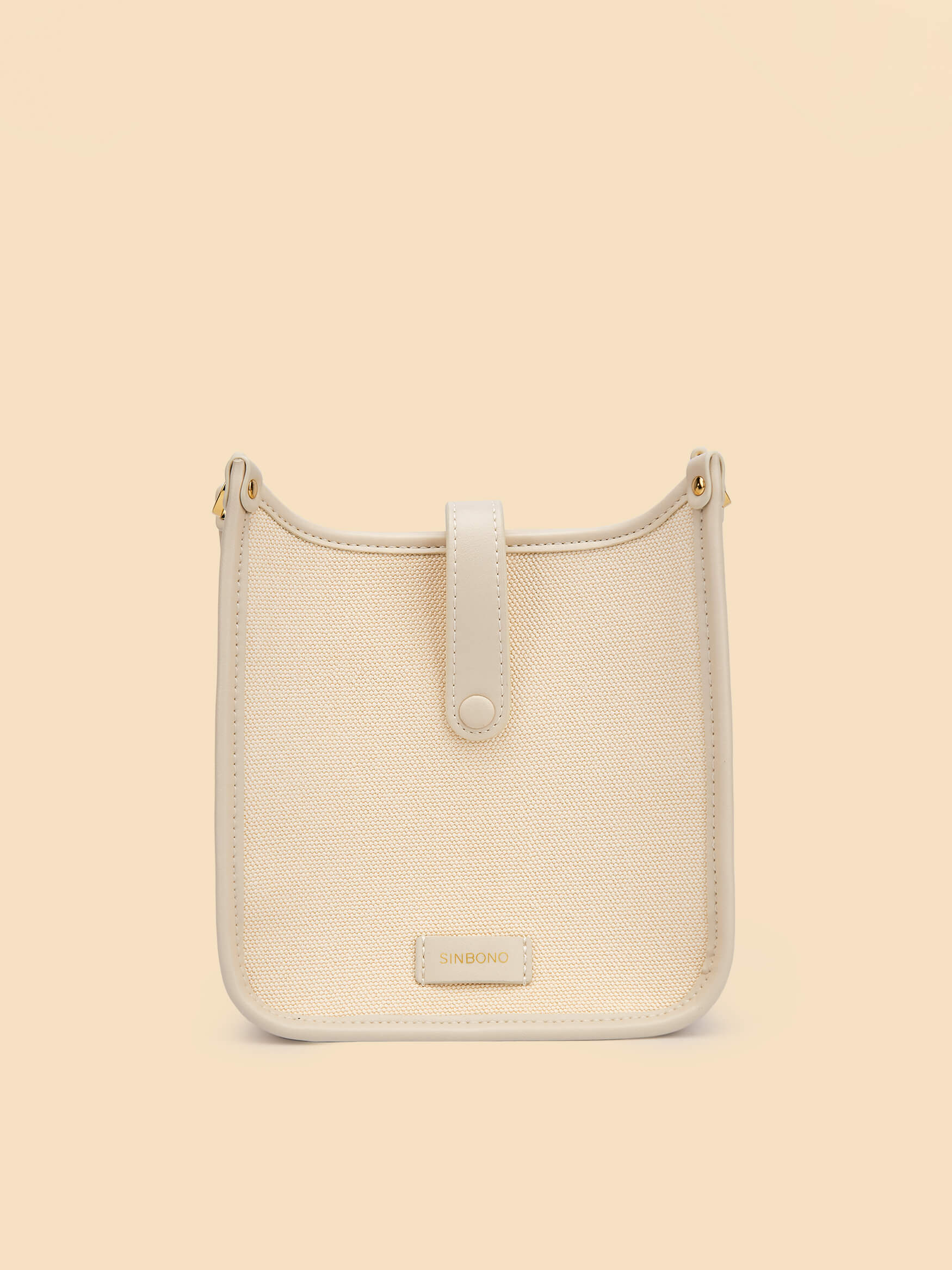 SINBONO Ivory Crossbody Bag- High-quality Soft Vegan Leather Bag