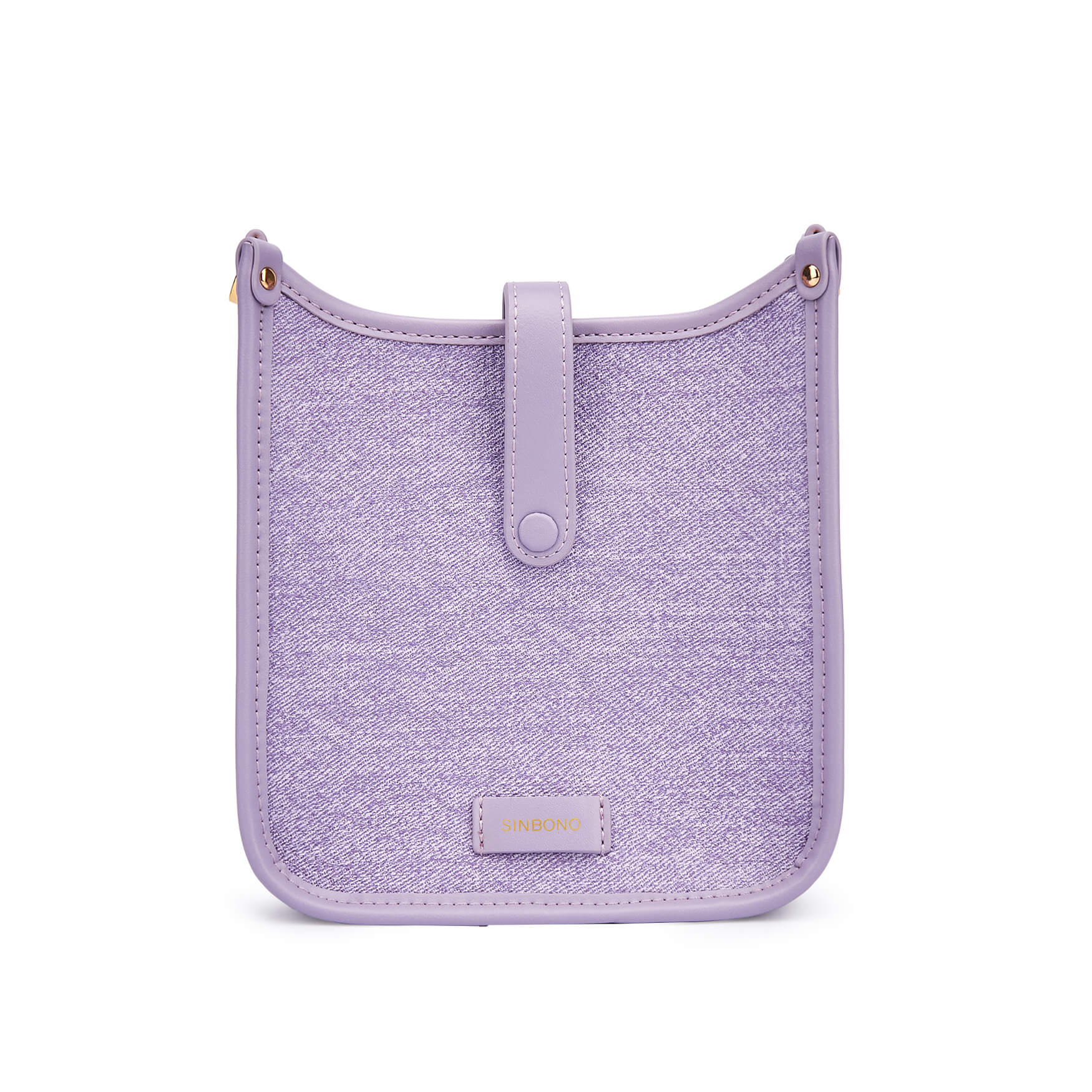 SINBONO Purple Crossbody Bag- High-quality Soft Vegan Leather Bag