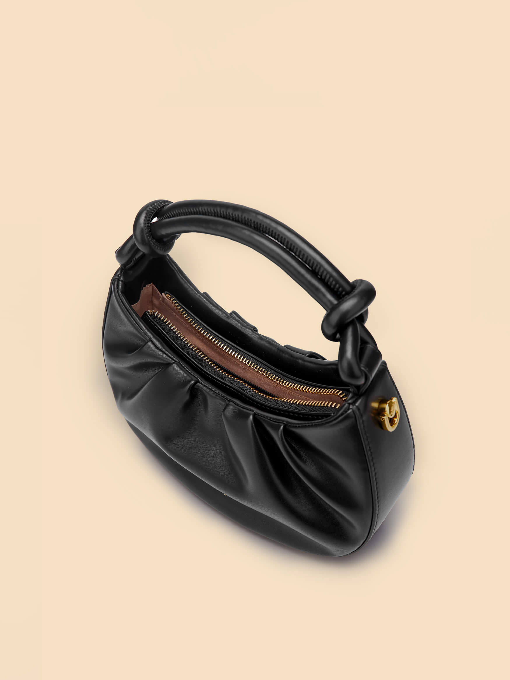 Cate Top Handle Crossbody Bag  - Black