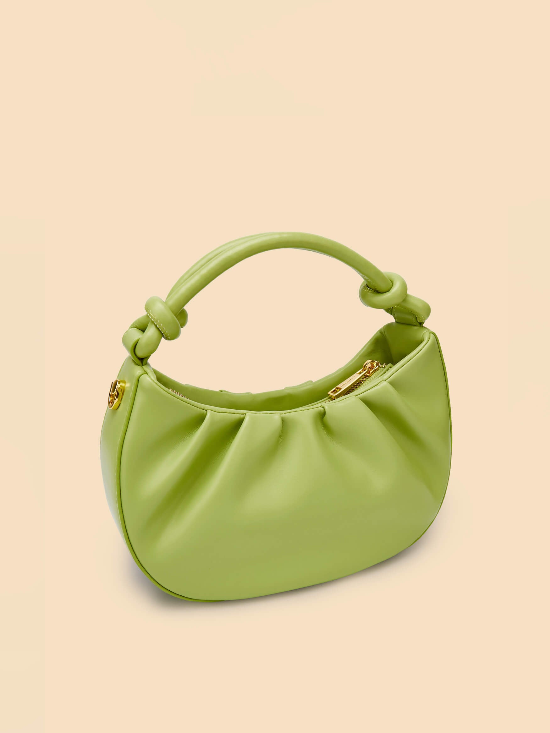SINBONO Cate Lime Green Leather Handbags -Vegan Leather Women Bag