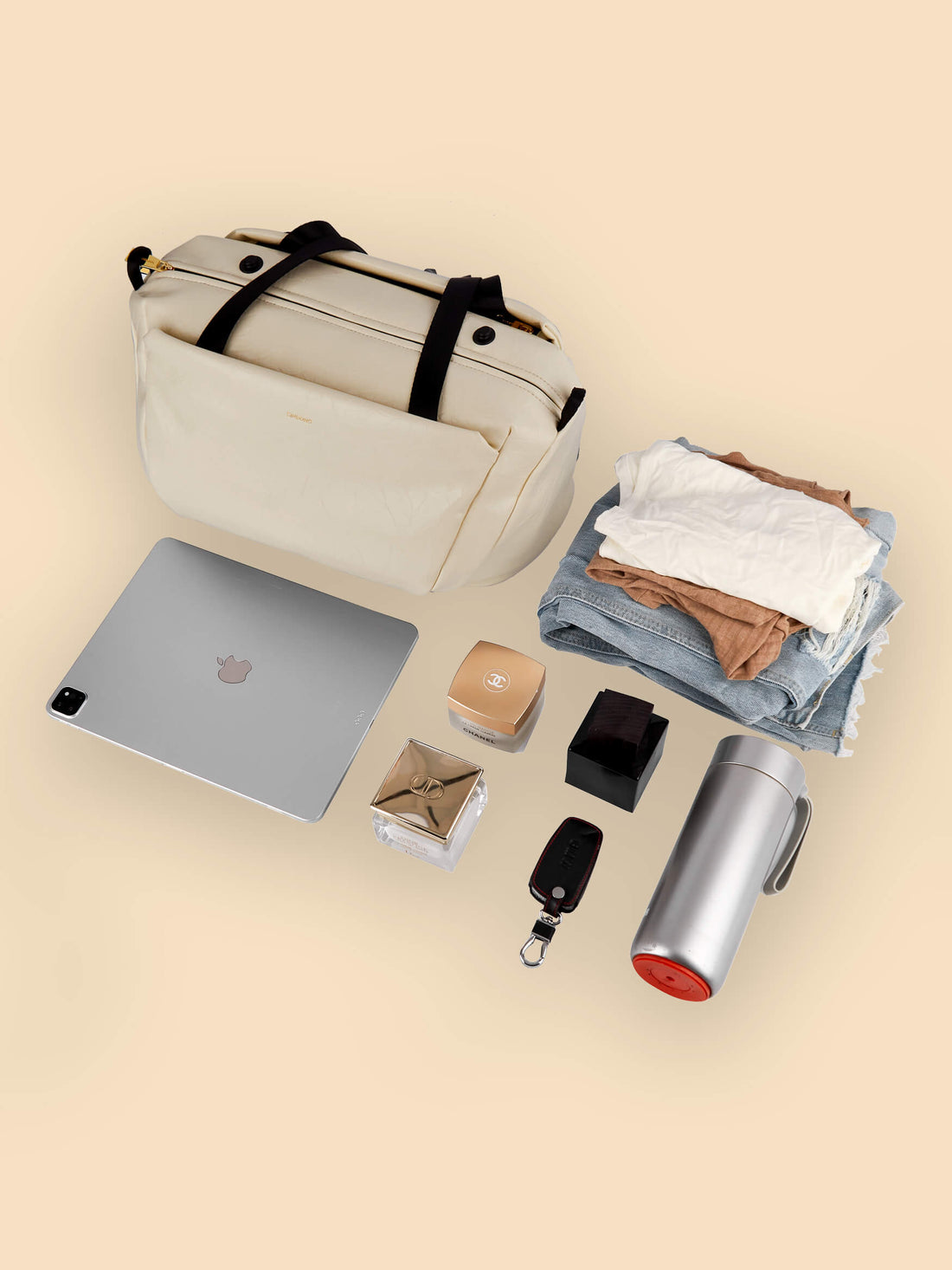 SINBONO Ecozen Multi-Purpose Yogi Bag  Ivory