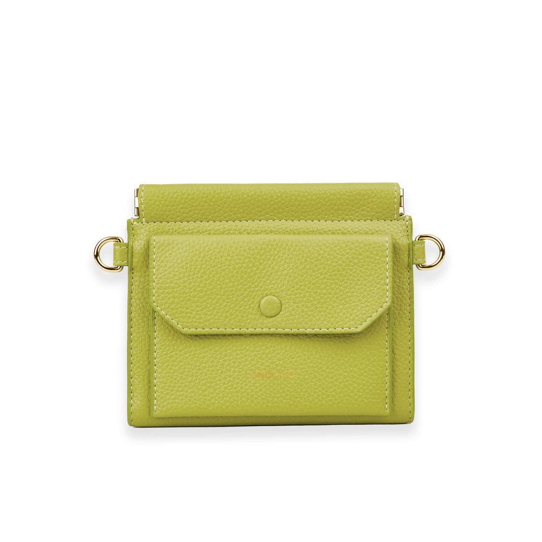 SINBONO  Lime Green Crossbody Bag- High-quality Soft Vegan Leather Bag