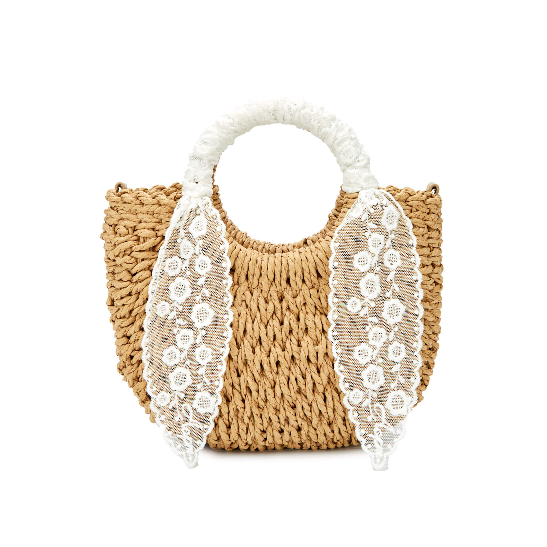 SINBONO Fallon Top Handle Crossbody Bag Beige