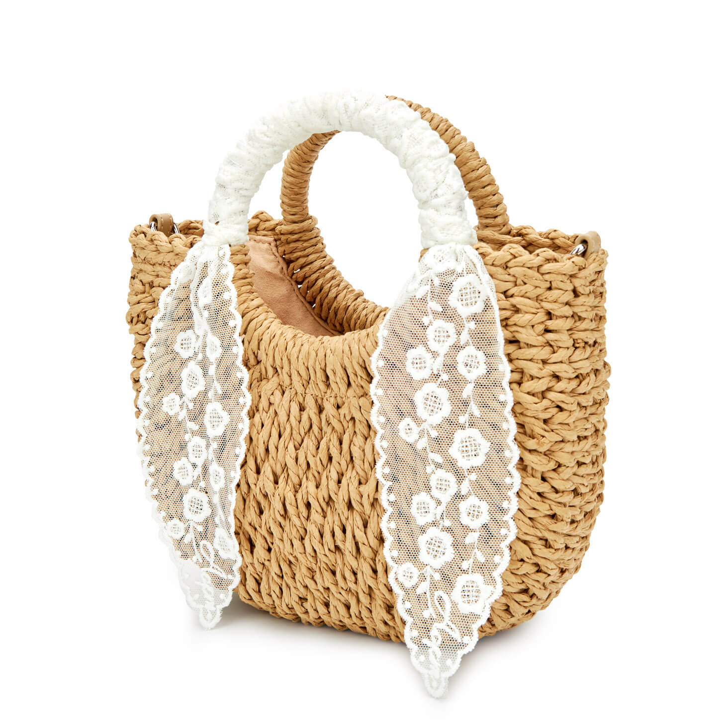 SINBONO Fallon Top Handle Crossbody Bag Beige