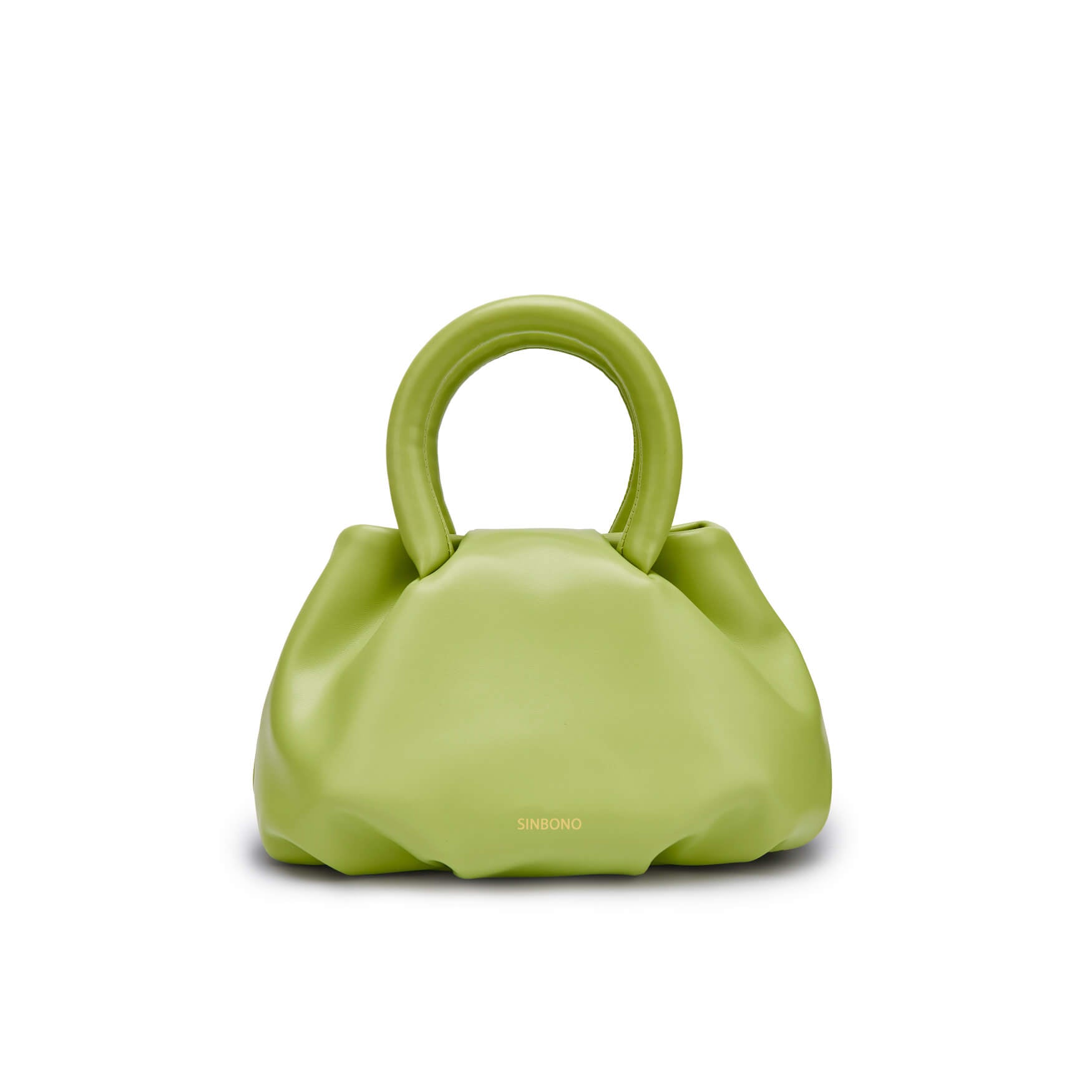 SINBONO Gal Lime Green Leather Handbags -Vegan Leather Women Bag