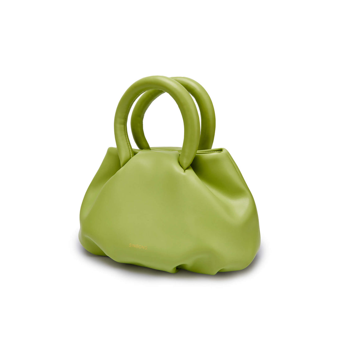 SINBONO Gal Lime Green Leather Handbags -Vegan Leather Women Bag