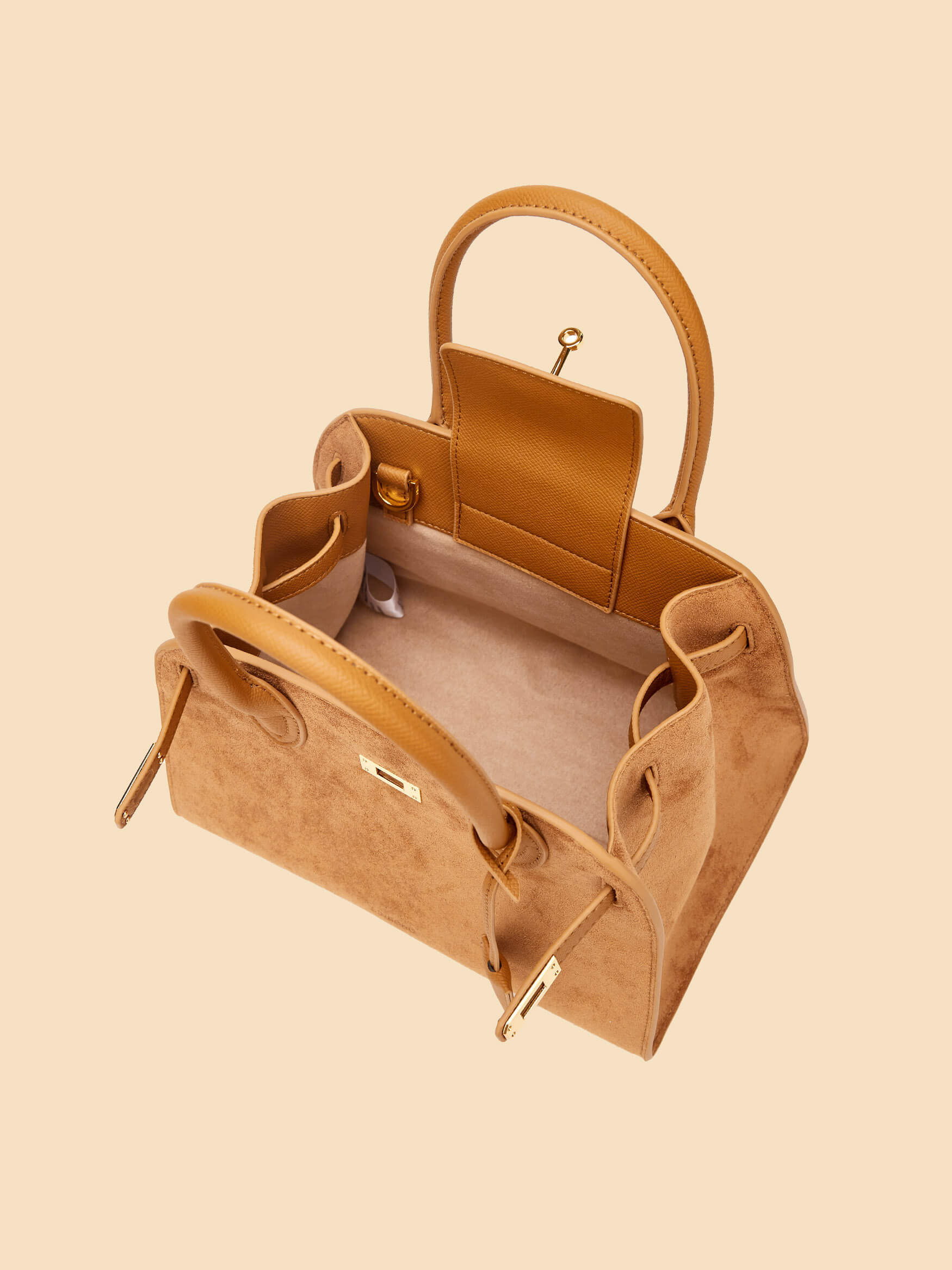 SINBONO Ramona Top Handle Crossbody Bag Light Brown 