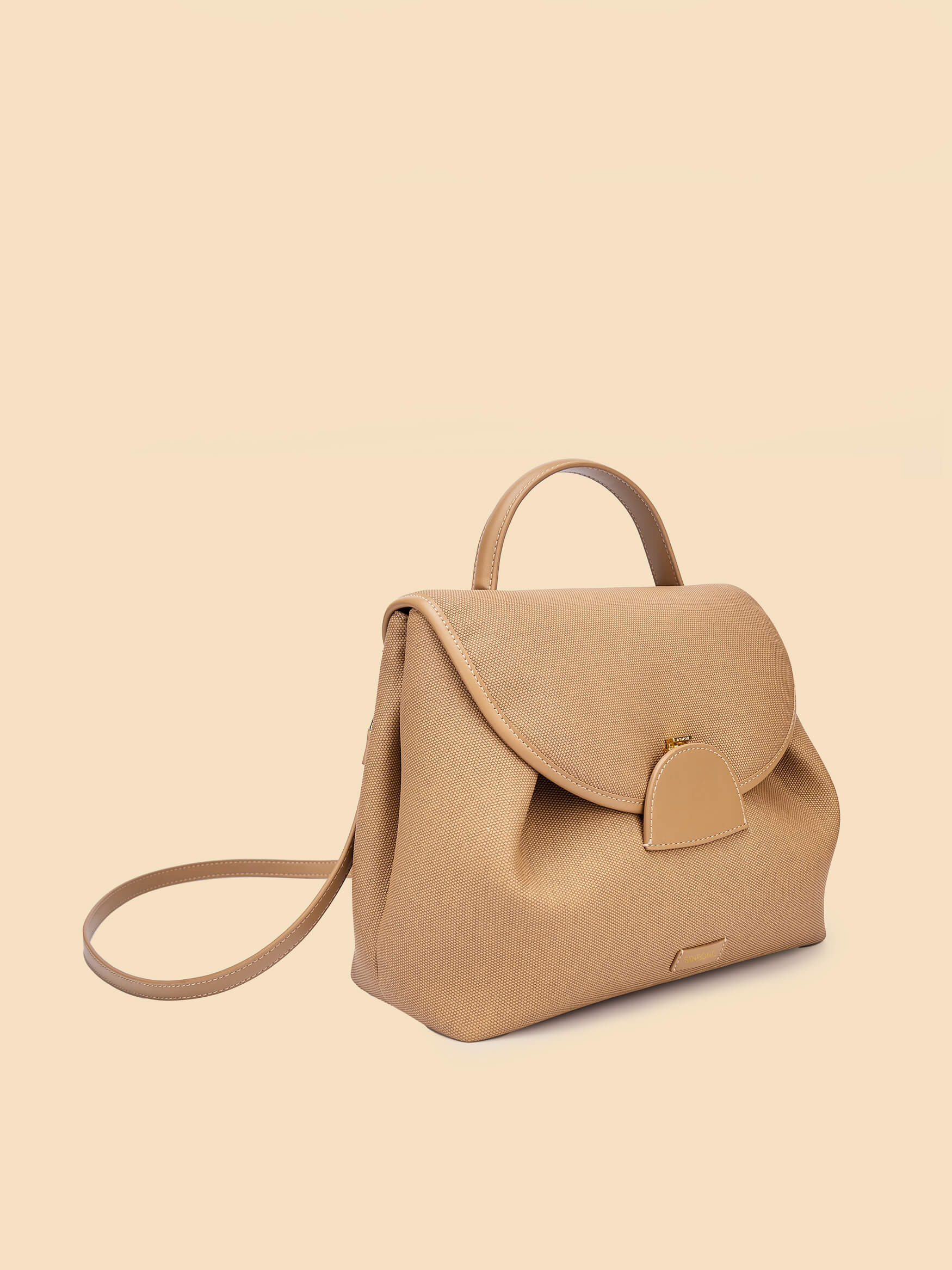 SINBONO Brown Crossbody Bag- High-quality Soft Vegan Leather Bag