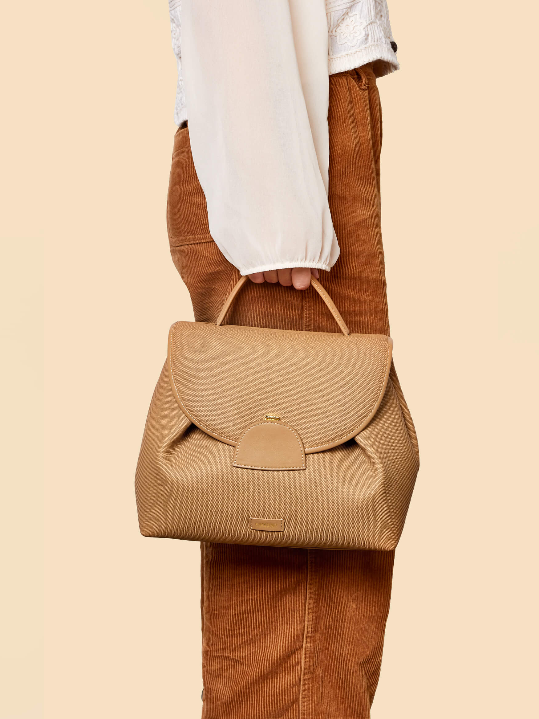 SINBONO Brown Crossbody Bag- High-quality Soft Vegan Leather Bag