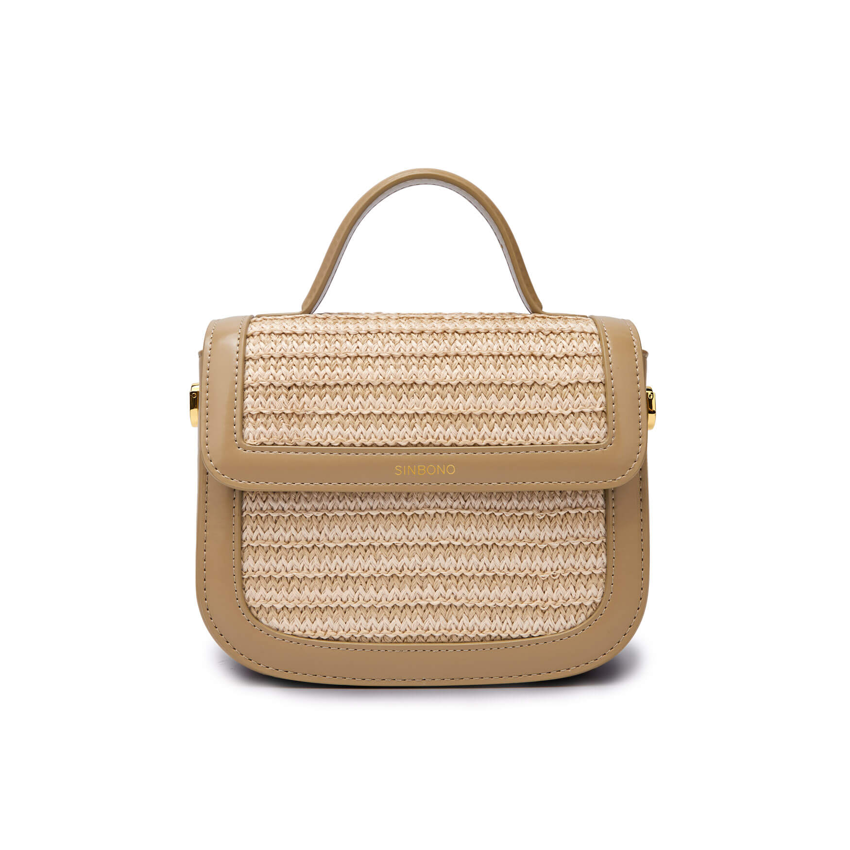 SINBONO Grace Top Handle Crossbody Bag Beige