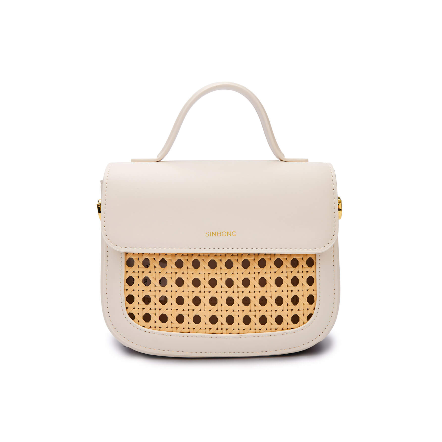 SINBONO Grace Top Handle Crossbody Bag Ivory