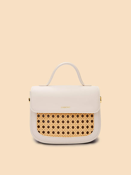 SINBONO Grace Top Handle Crossbody Bag Ivory