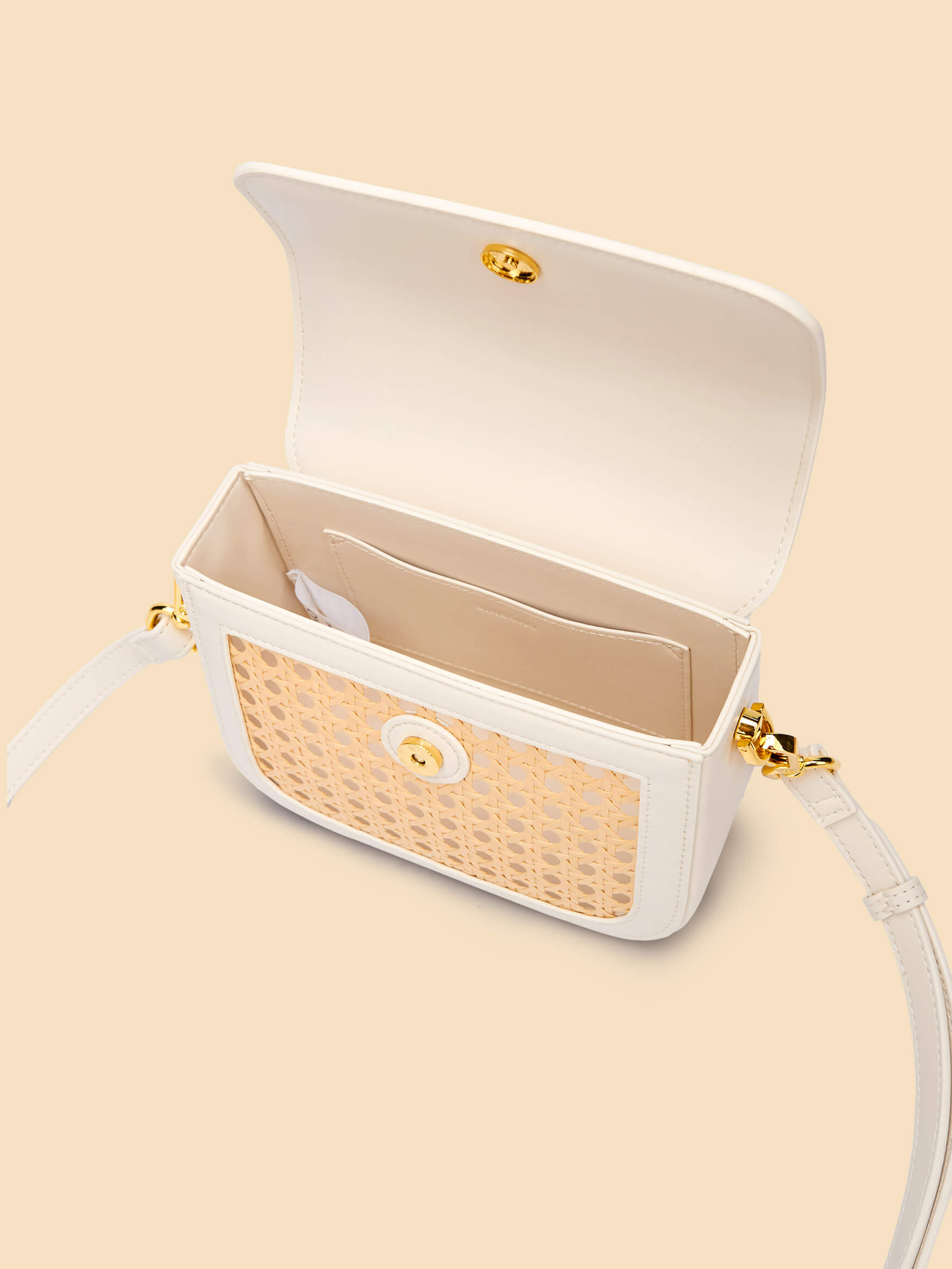 SINBONO Grace Top Handle Crossbody Bag Ivory