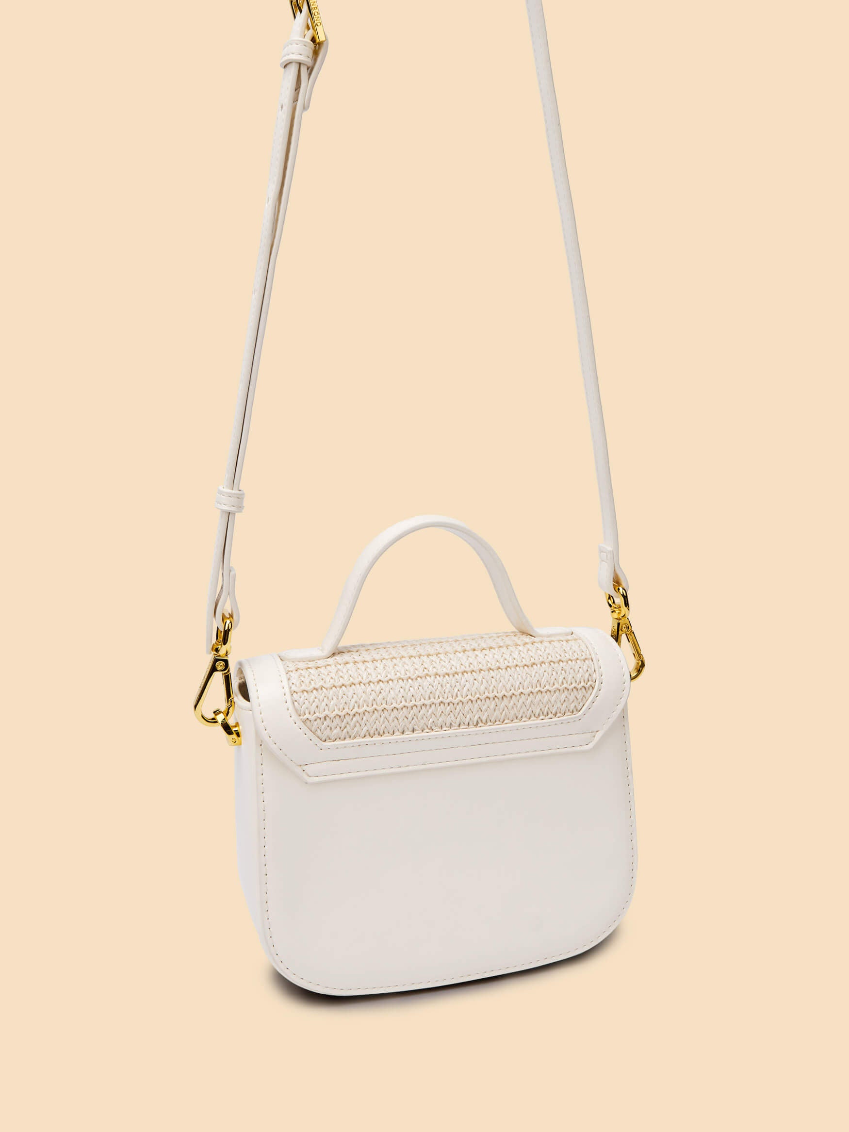 SINBONO Grace Top Handle Crossbody Bag White