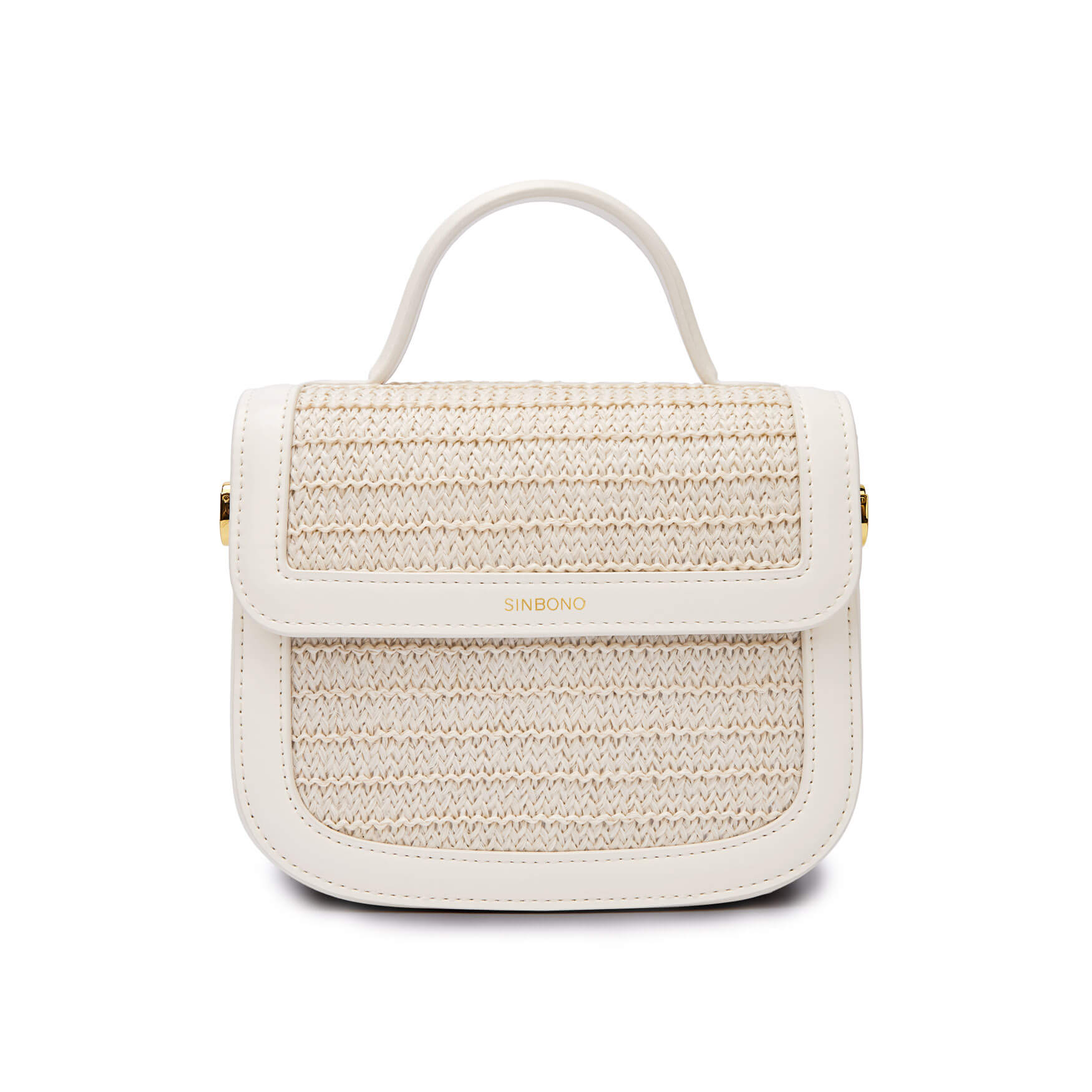 SINBONO Grace Top Handle Crossbody Bag White