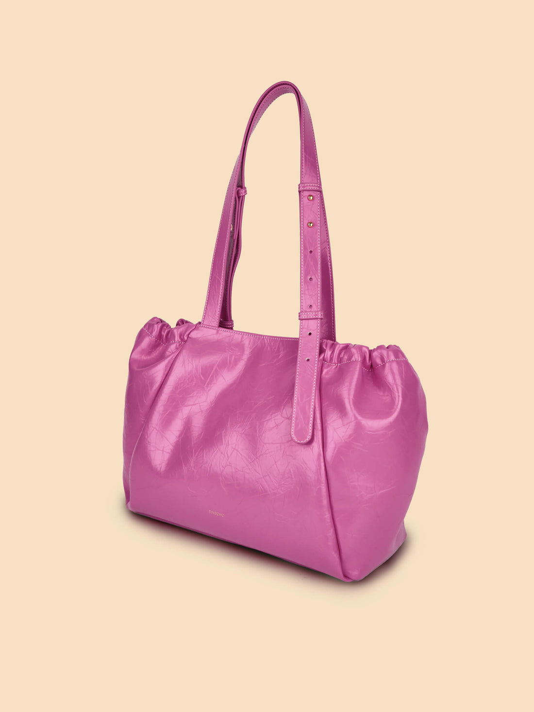 SINBONO Halle Hobo Tote Bag  Bright Pink