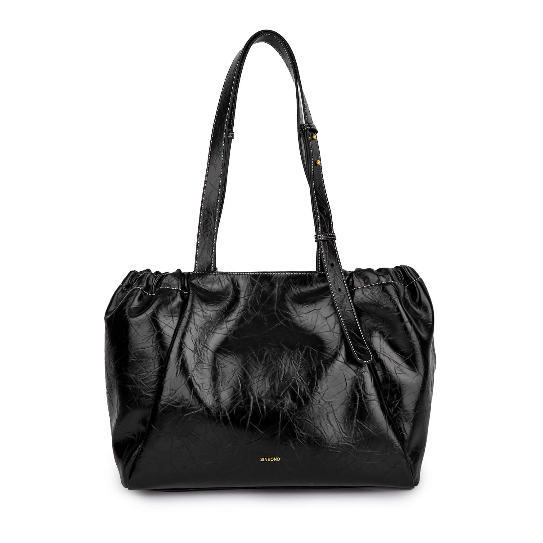 SINBONO Halle Hobo Tote Bag  Black