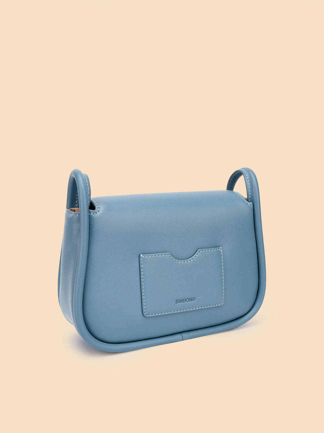 SINBONO Blue Crossbody Bag- High-quality Soft Vegan Leather Bag
