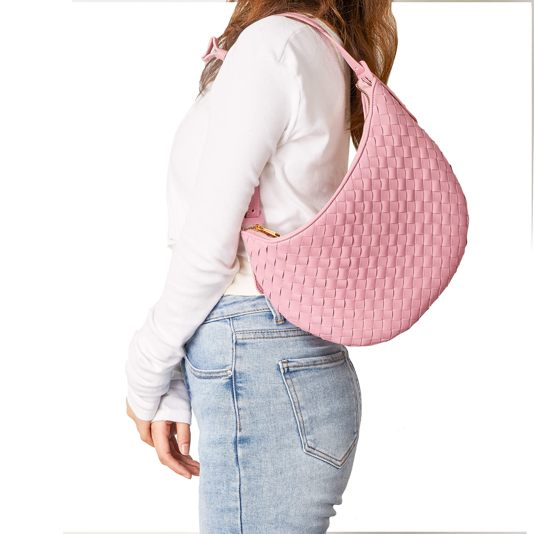 SINBONO Joy Top Handle Shoulder Bag Pink