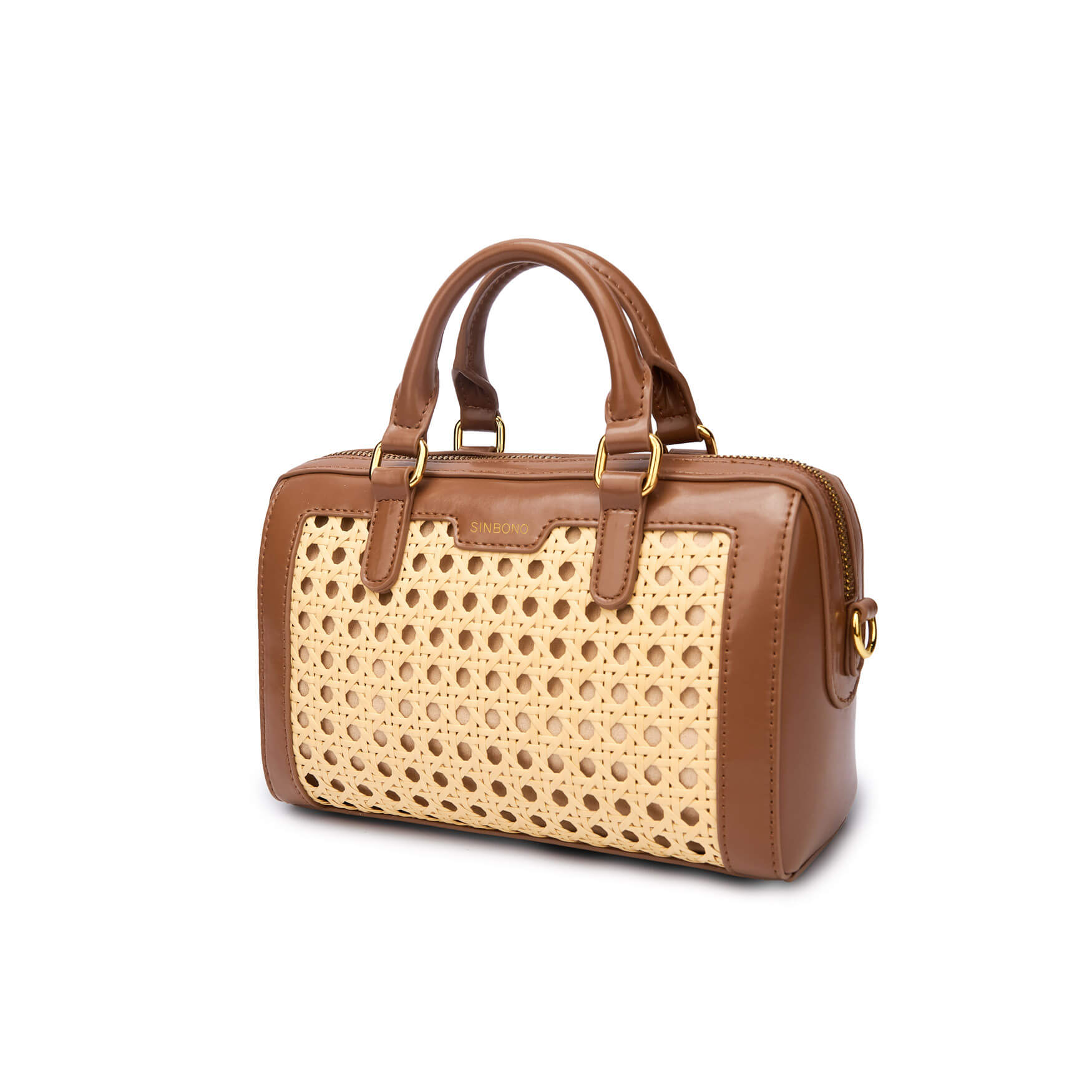 SINBONO Juliet Top Handle Crossbody Bag Brown