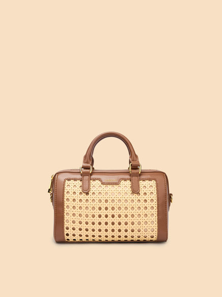 SINBONO Juliet Top Handle Crossbody Bag Brown