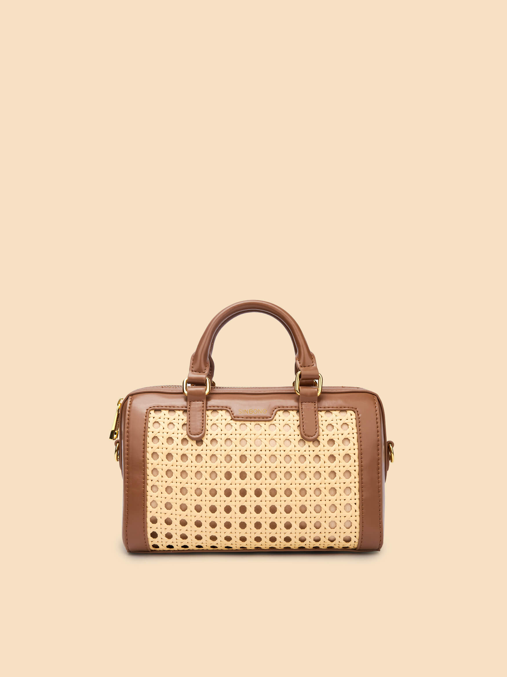 SINBONO Juliet Top Handle Crossbody Bag Brown