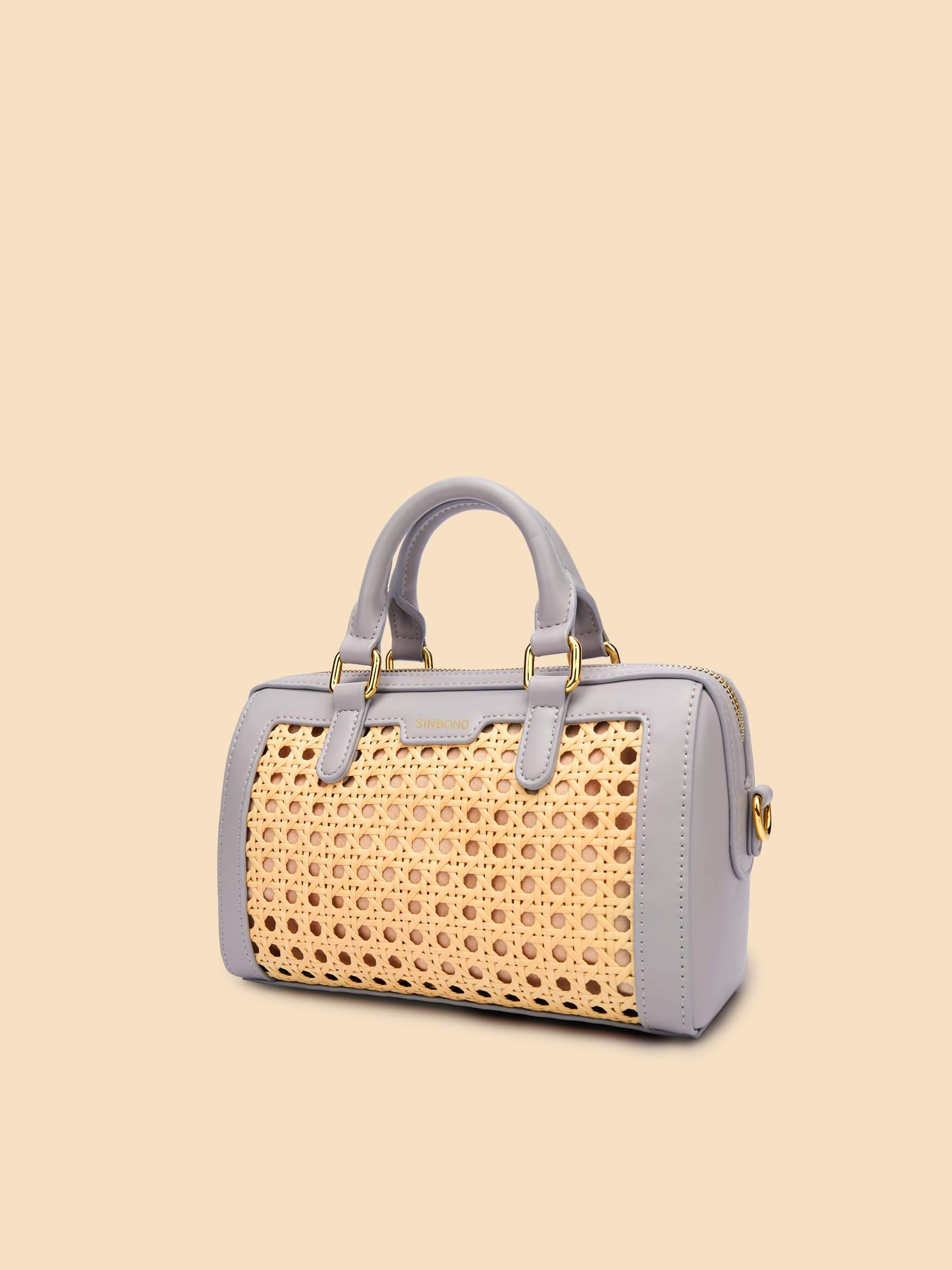 SINBONO Juliet Top Handle Crossbody Bag Gray