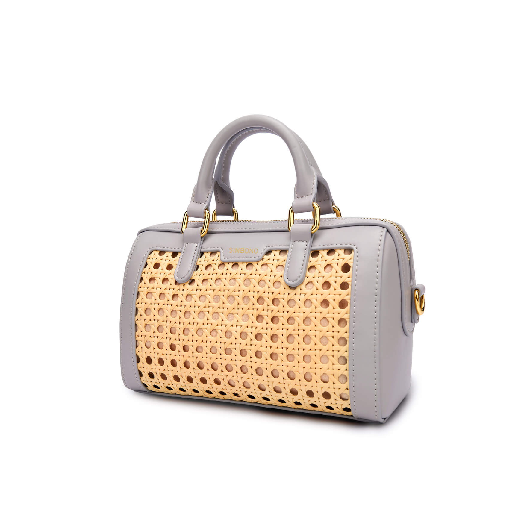 SINBONO Juliet Top Handle Crossbody Bag Gray
