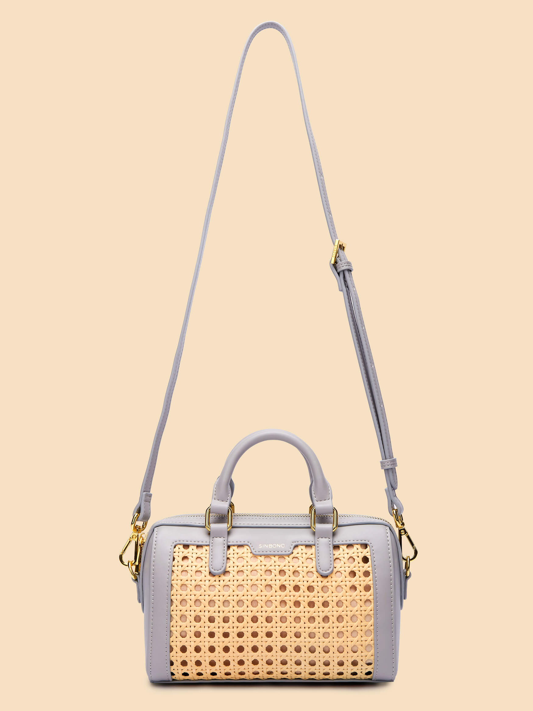 SINBONO Juliet Top Handle Crossbody Bag Gray