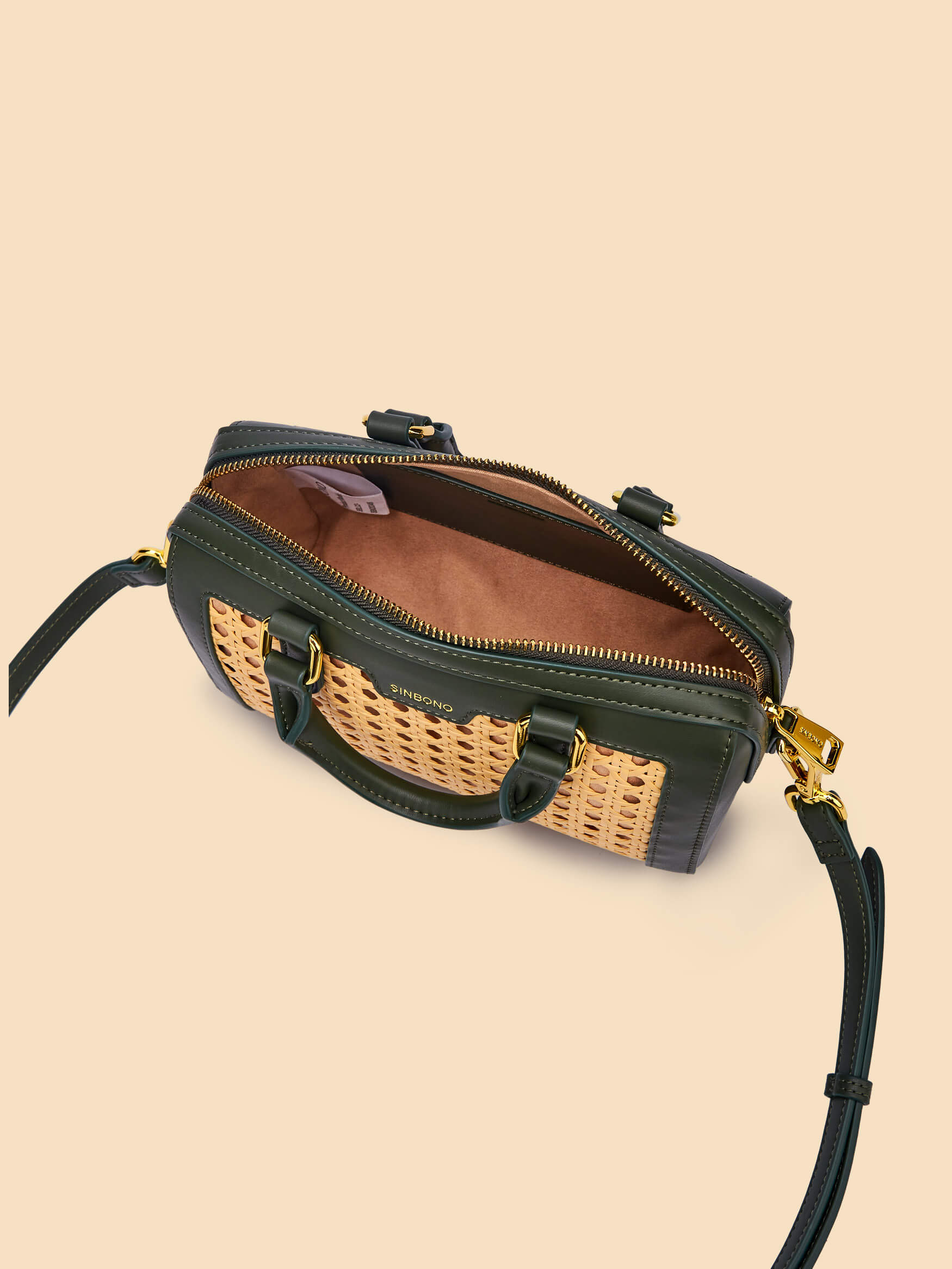 SINBONO Juliet Top Handle Crossbody Bag Green