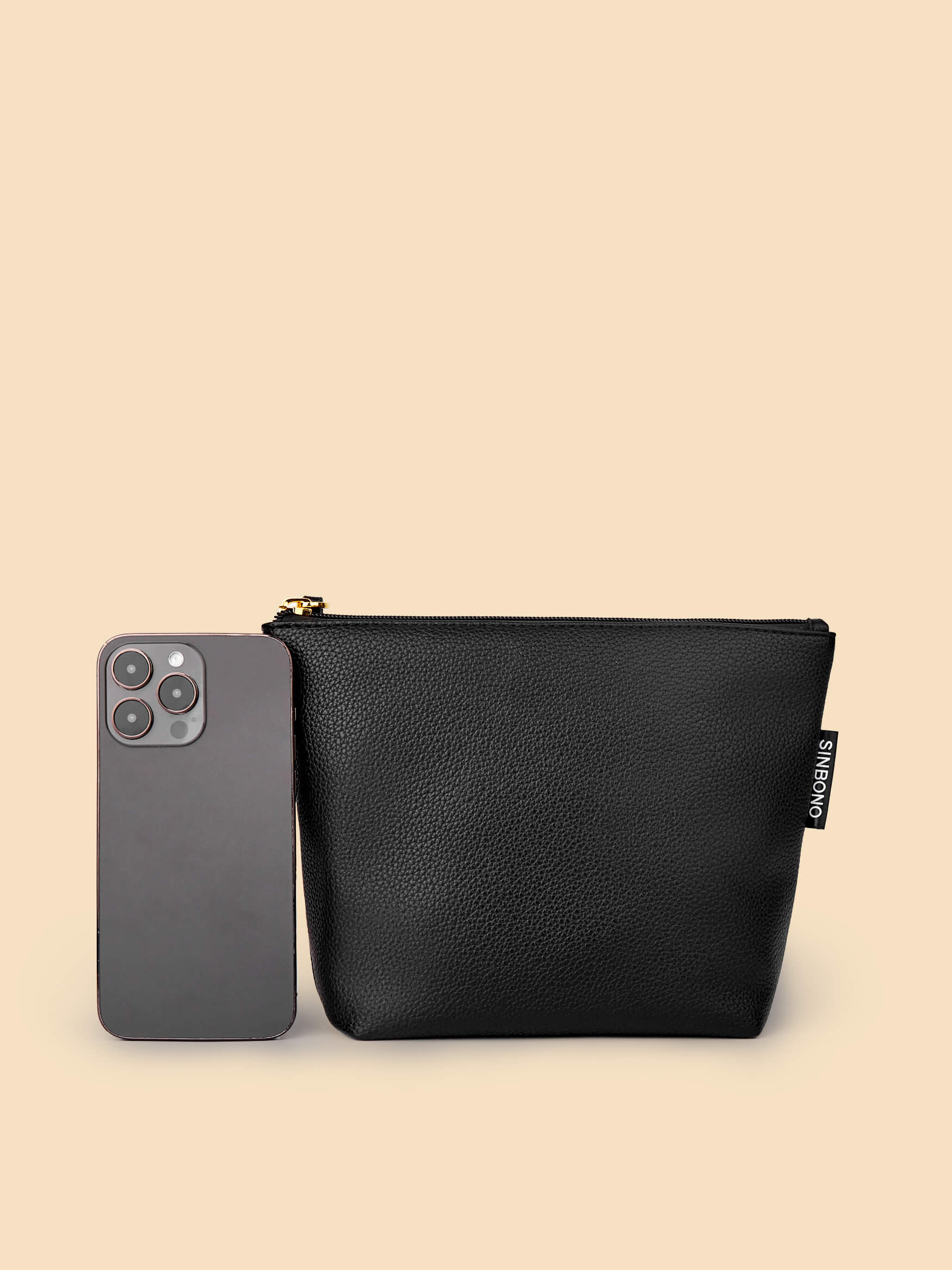 SINBONO  Makeup Bag Black