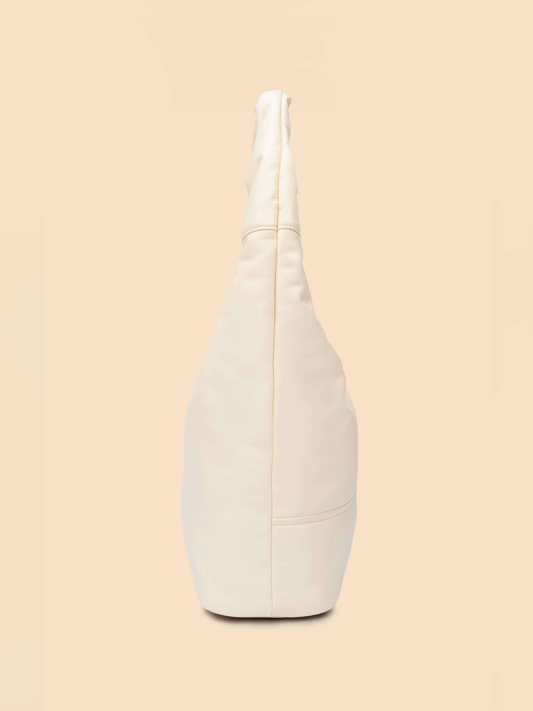 SINBONO Medium Berry Hobo Shoulder Bag  Ivory
