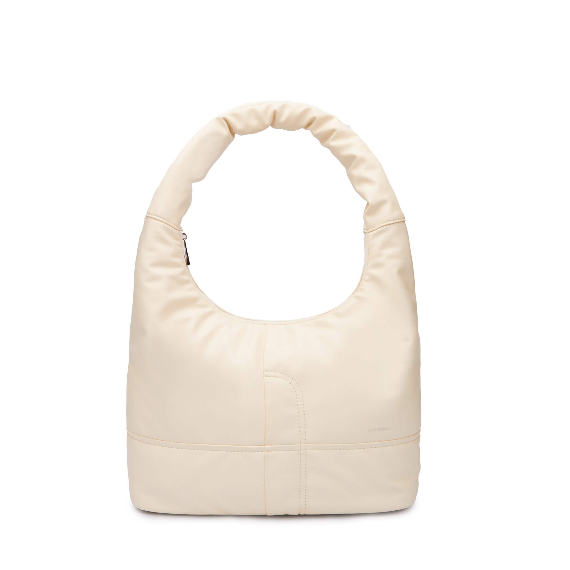 SINBONO Medium Berry Hobo Shoulder Bag  Ivory
