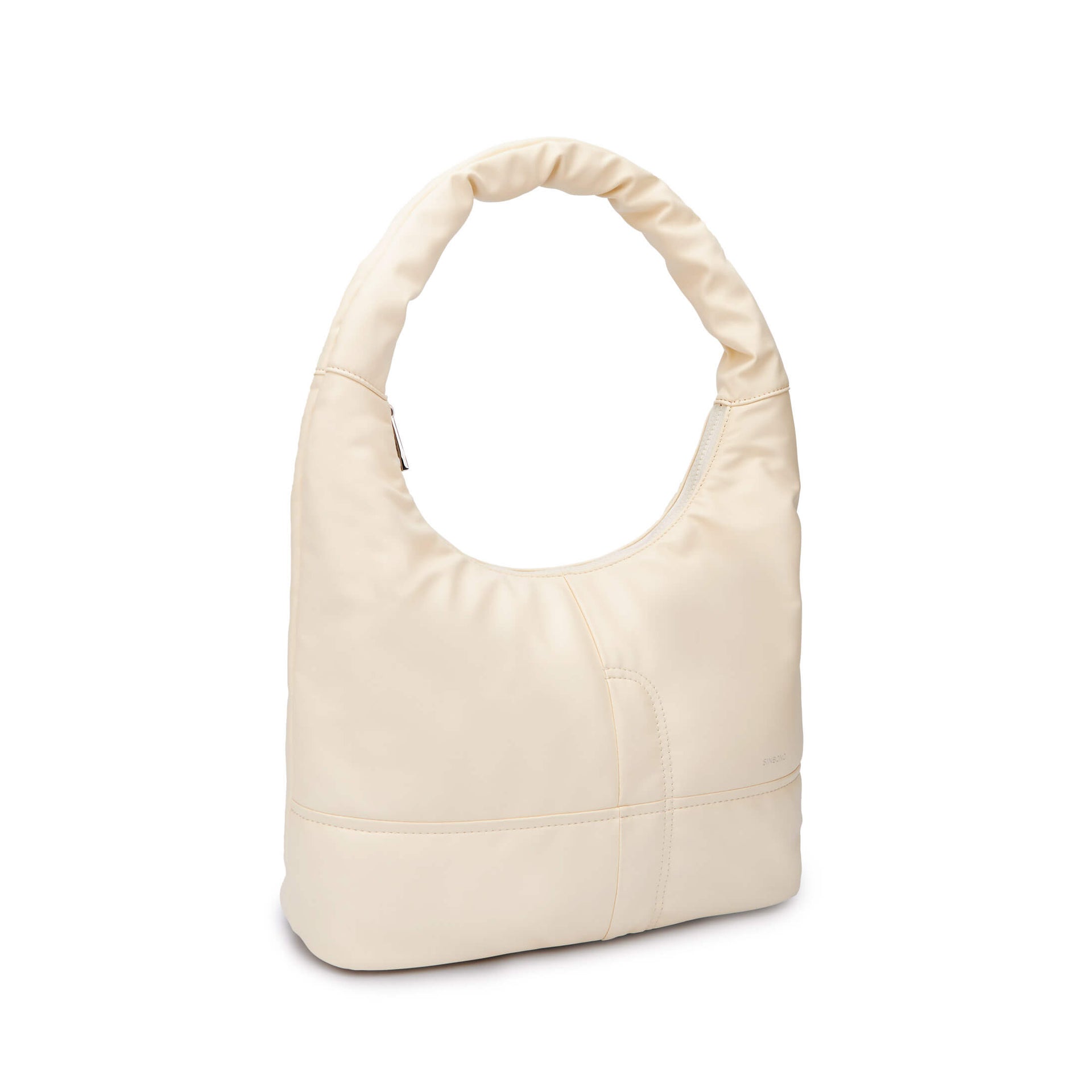 SINBONO Medium Berry Hobo Shoulder Bag  Ivory