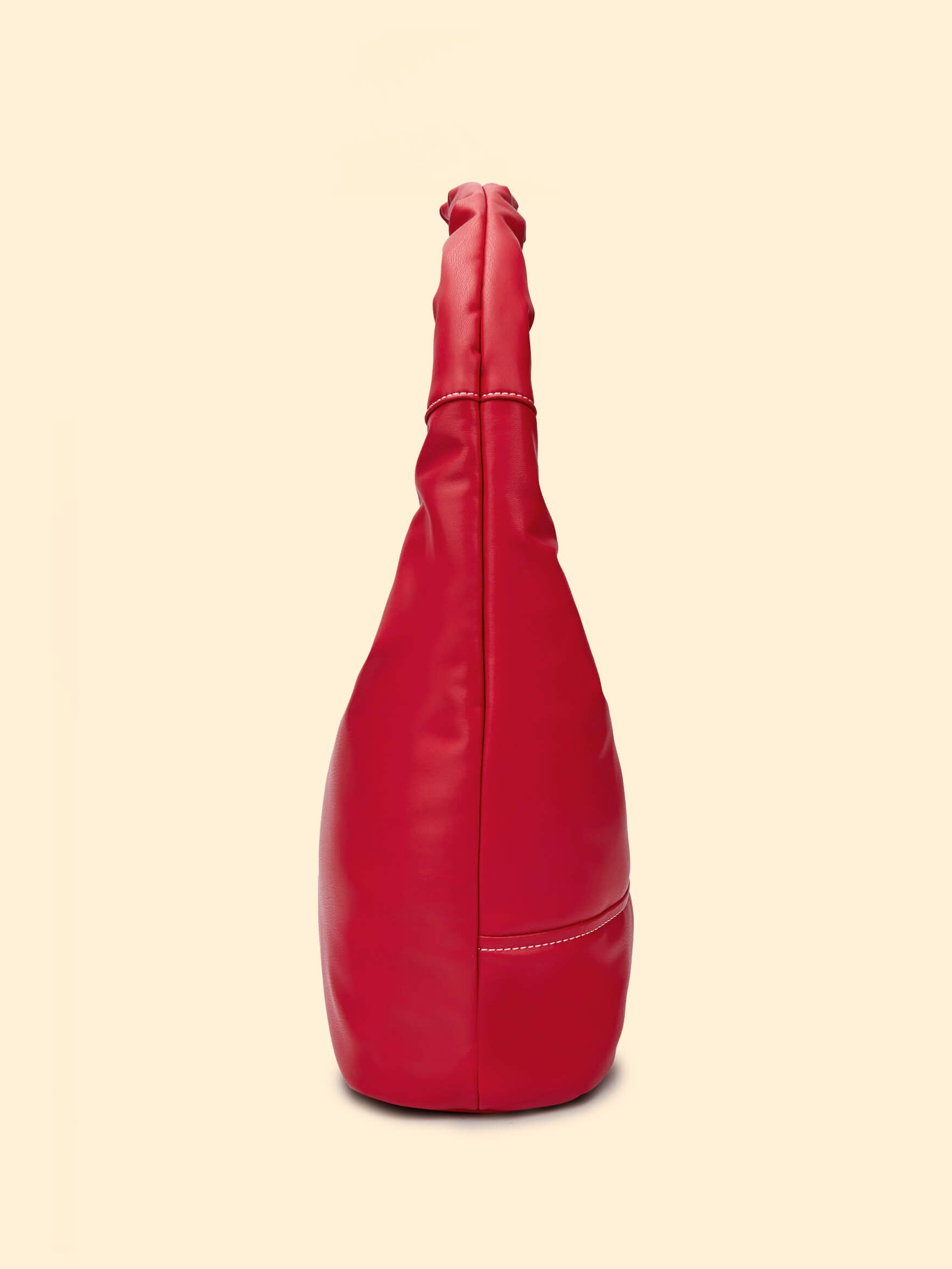 SINBONO Medium Berry Hobo Shoulder Bag Red