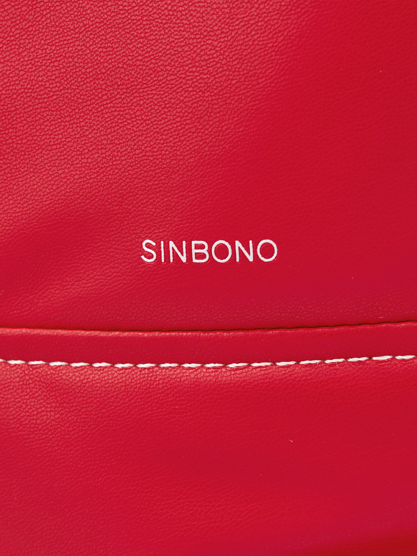 SINBONO Medium Berry Hobo Shoulder Bag Red