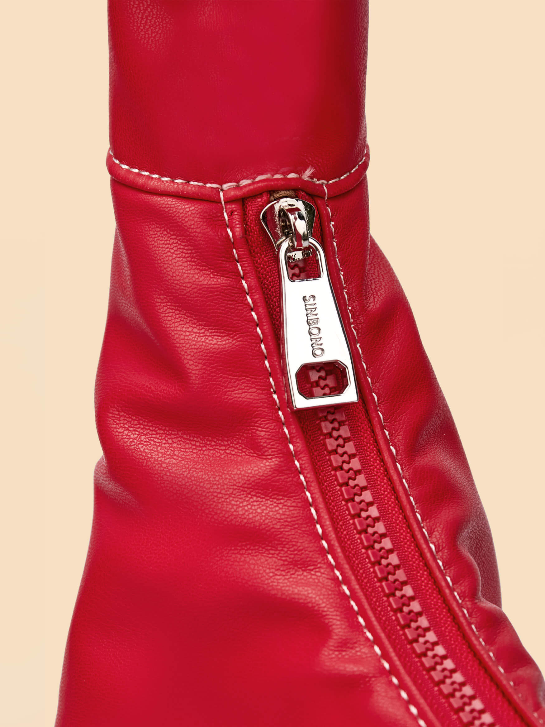 SINBONO Medium Berry Hobo Shoulder Bag Red