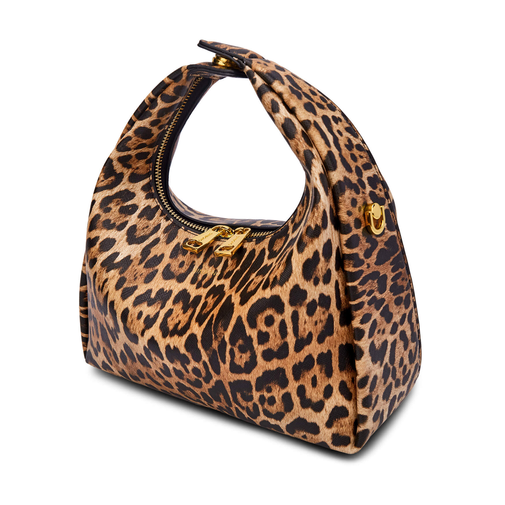 SINBONO Vienna Medium-Sized Brown leopard print Vegan Leather Purses 