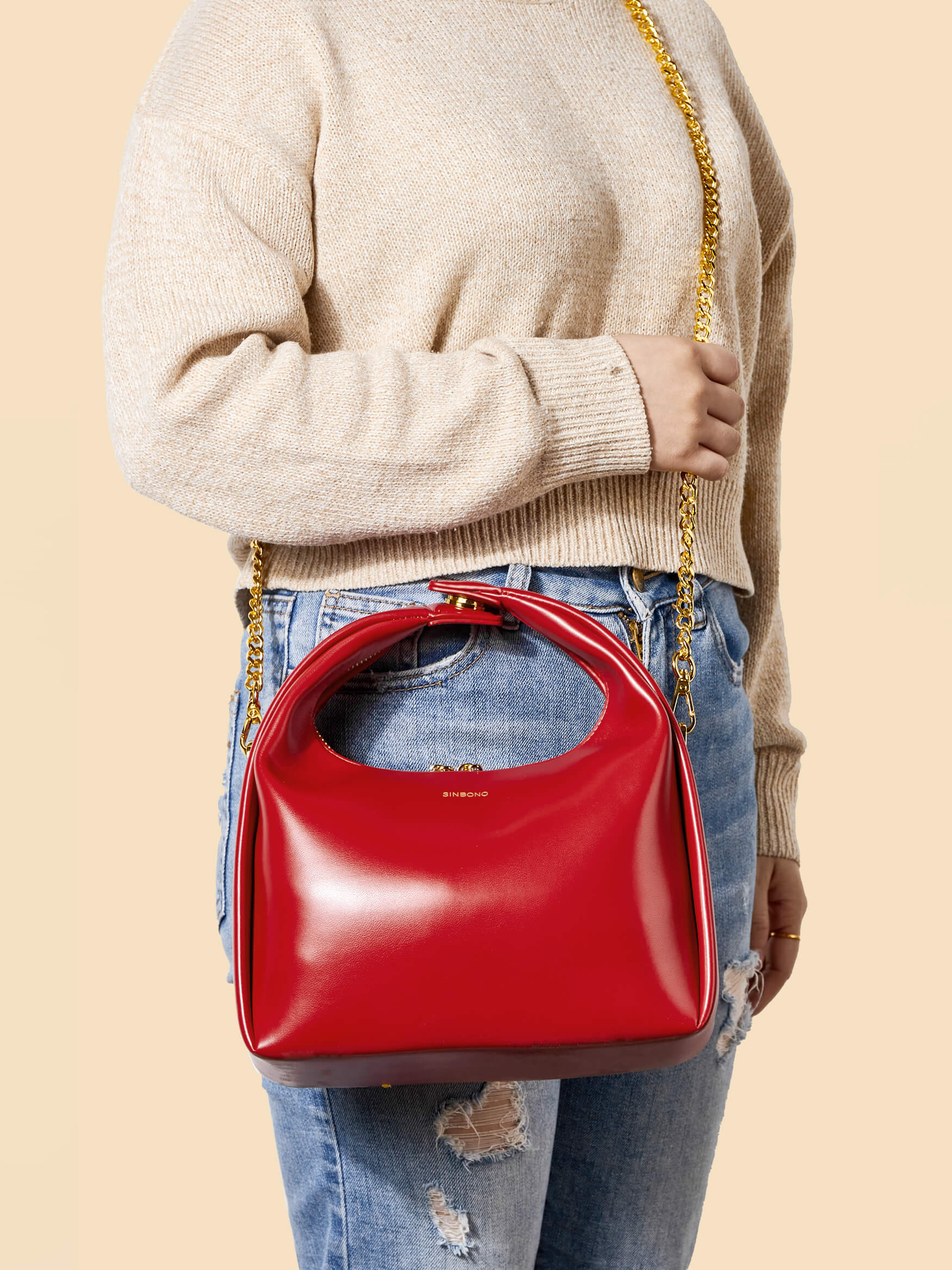 SINBONO Vienna Medium-Sized Vegan Leather Purses 