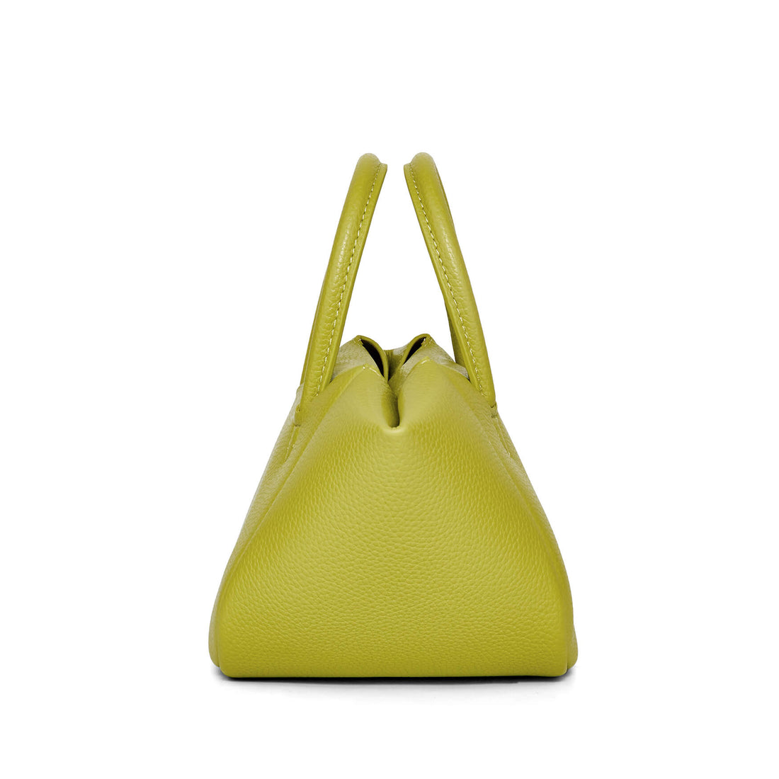 SINBONO Selena Ruched Hobo Handle Crossbody Bag Lime Green