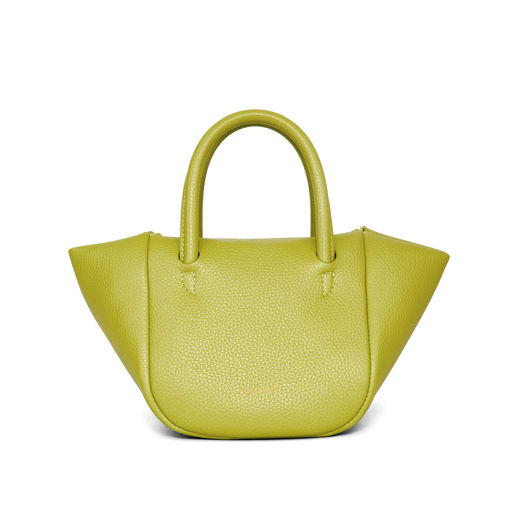 SINBONO Selena Ruched Hobo Handle Crossbody Bag Lime Green