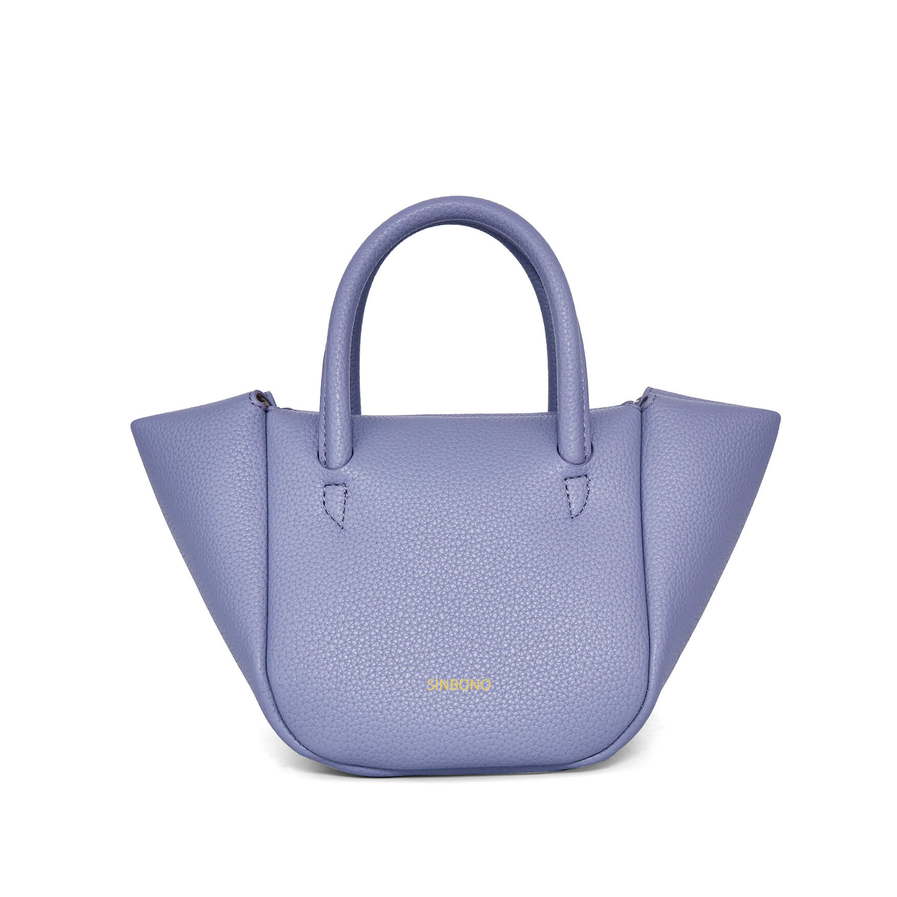 SINBONO Selena Ruched Hobo Handle Crossbody Bag Purple