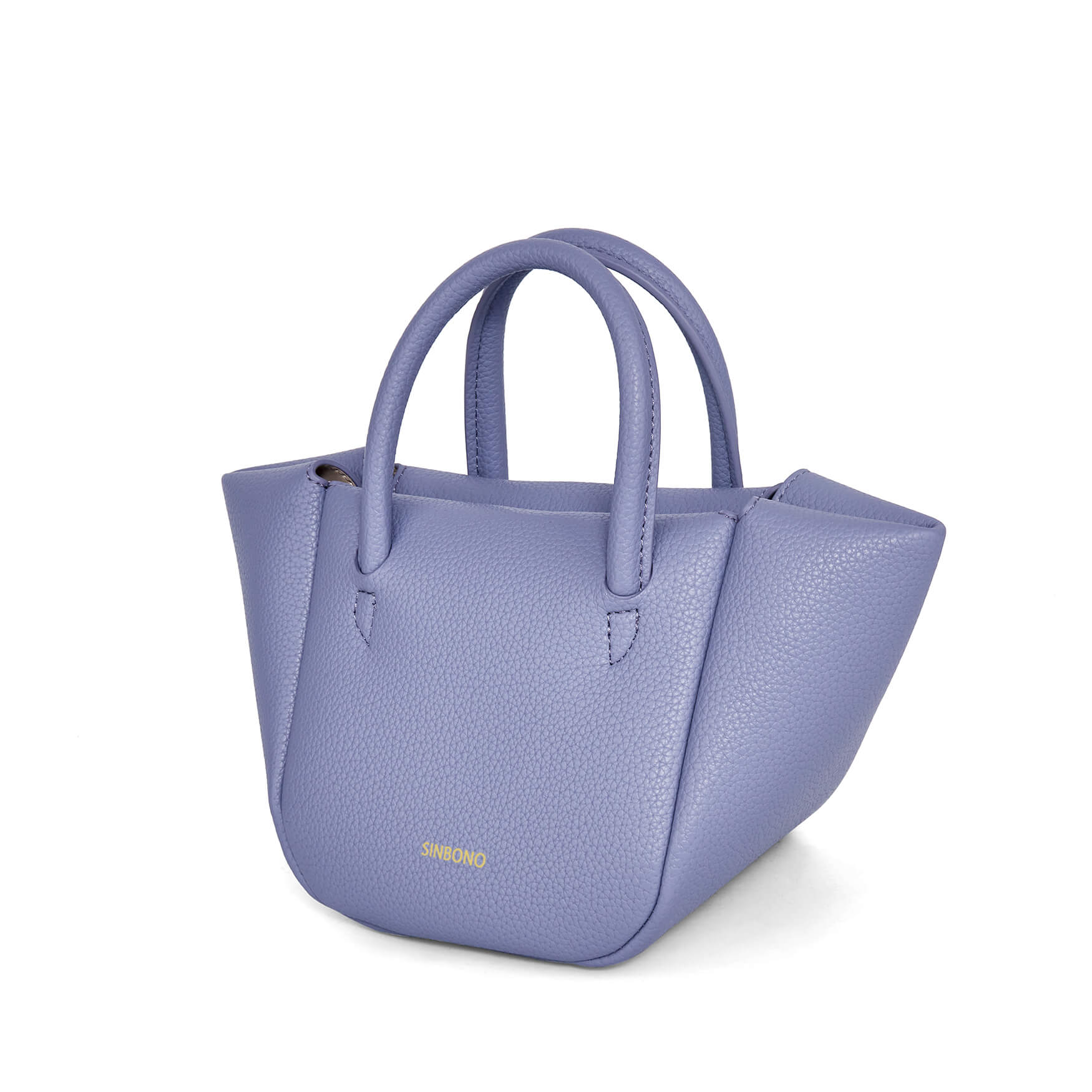 SINBONO Selena Ruched Hobo Handle Crossbody Bag Purple