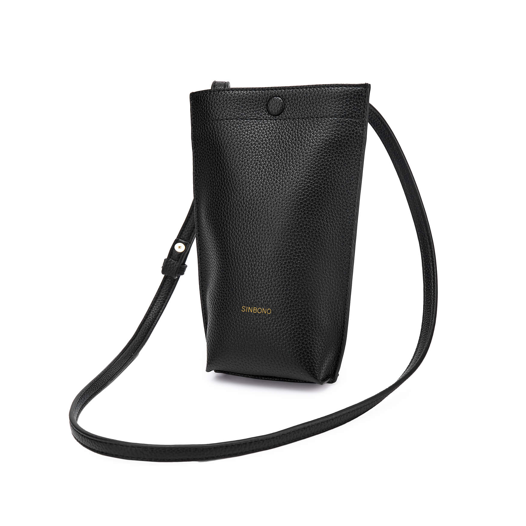 SINBONO Black Crossbody Bag- High-quality Soft Vegan Leather Bag
